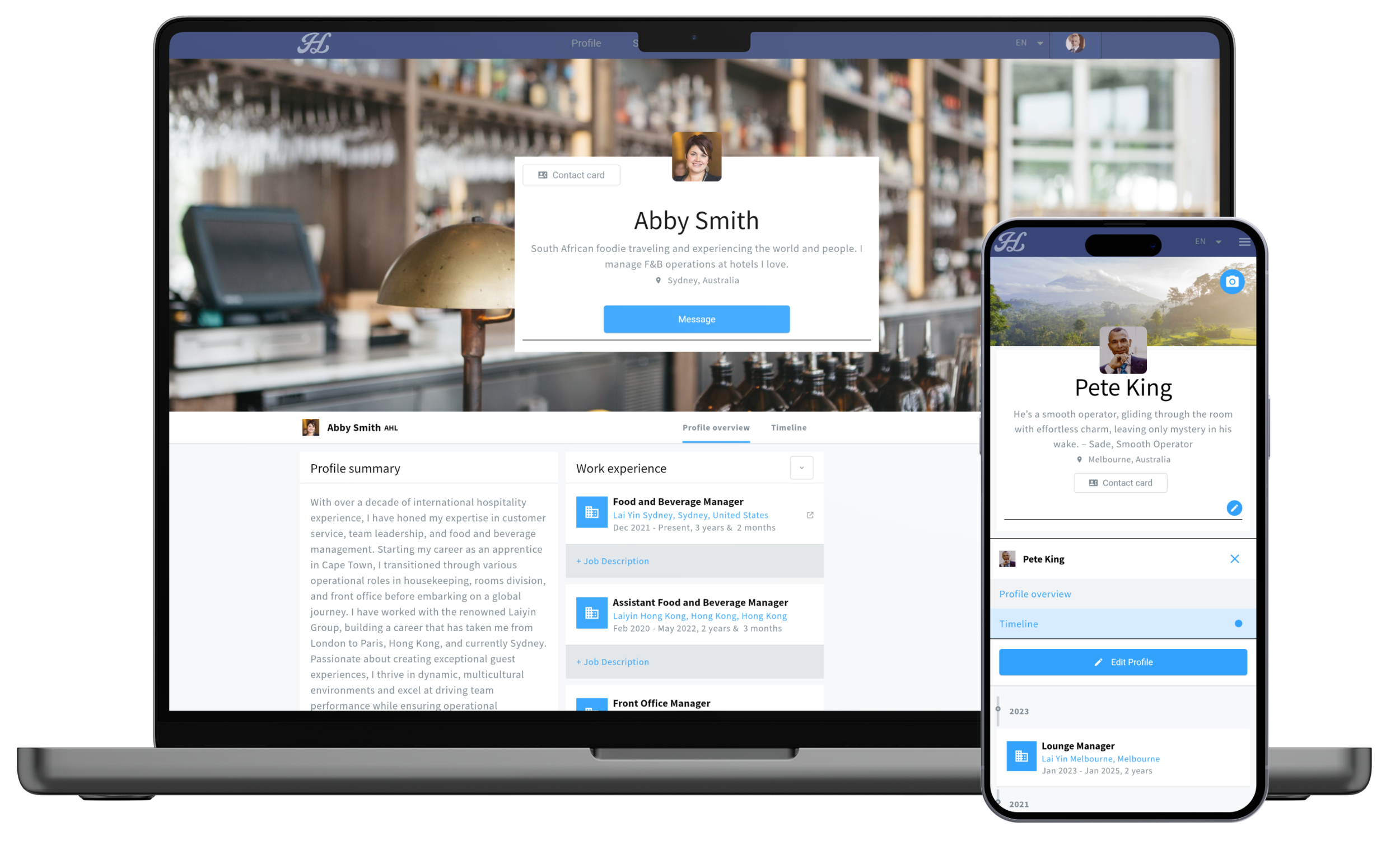 Feature profiles